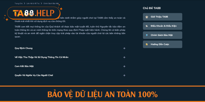 Bảo vệ dữ liệu an toàn 100%
